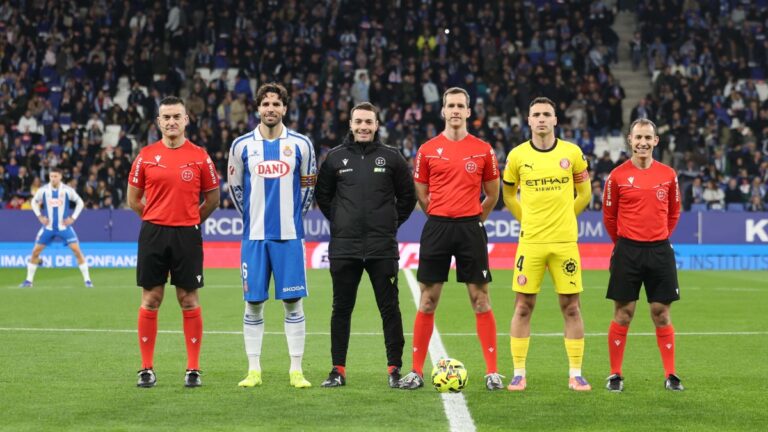 Galech Apezteguia arbitró el Espanyol - Girona FC