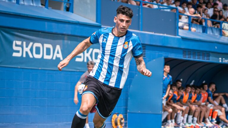 Rubén Sánchez y el Elche CF llegan a un acuerdo Rubén Sánchez, en la pretemporada del Espanyol