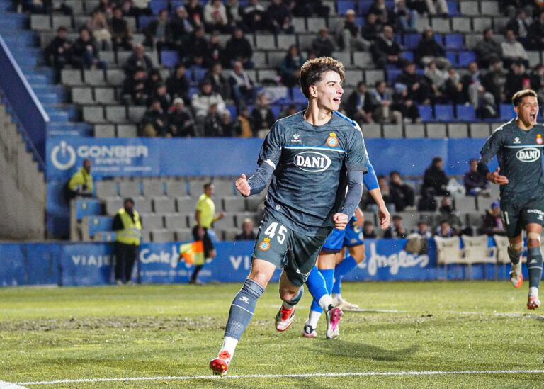 Leo Salazar anotó el gol del triunfo del Espanyol en Sabadell