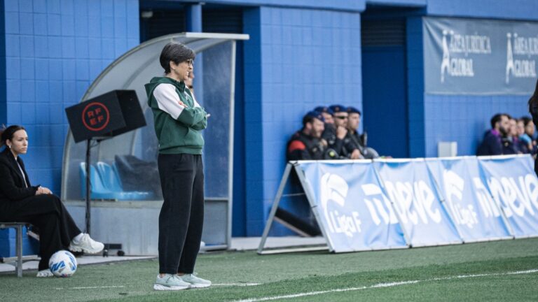 Sara Monforte, durante el Espanyol Femenino - FC Barcelona