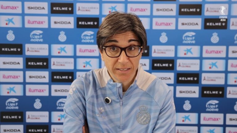 Sara Monforte, en la previa del Granada CF - Espanyol Femenino