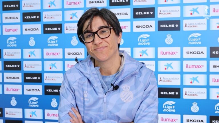 Sara Monforte, en la previa del Espanyol Femenino - Madrid CFF
