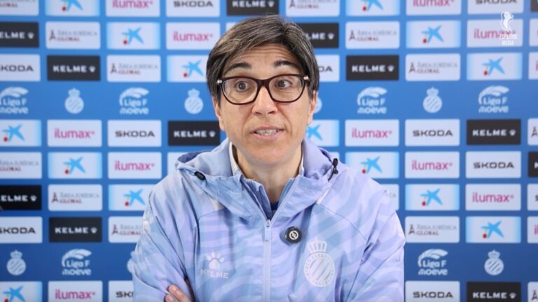 Sara Monforte, en la previa del Espanyol Femenino - Levante UD