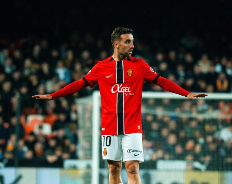 Sergi Darder, en un partido con el RCD Mallorca