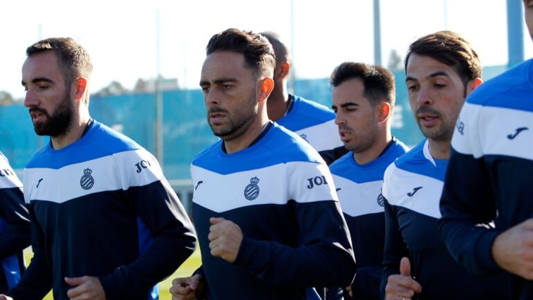 Sergio Gar´cia en un entrenamiento de 2017