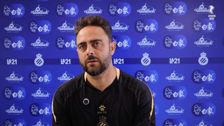 Sergio García, en la previa del Reus FC Reddis - Espanyol B