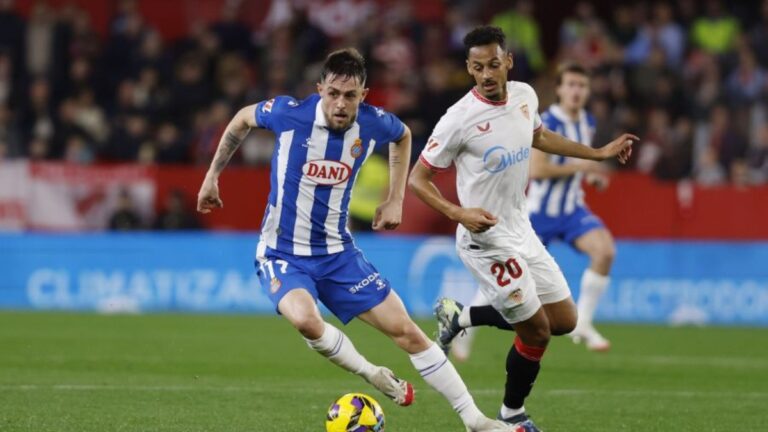 El Espanyol sumó un punto muy sufrido en el feudo del Sevilla FC