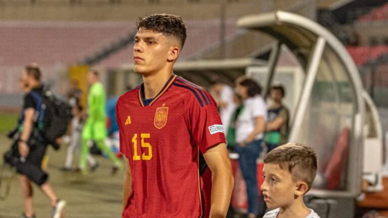 Simo Keddari, en un torneo internacional con España