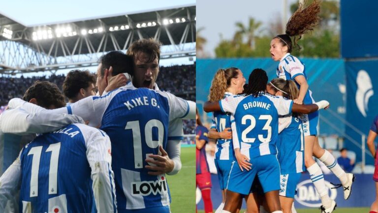 El Espanyol celebra como local un gol