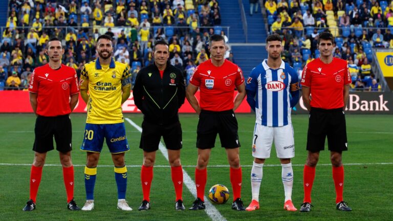 Soto Grado pitó el UD Las Palmas - Espanyol