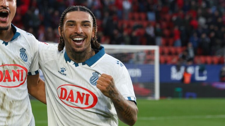 Tyrhys Dolan, al finalizar el CA Osasuna 1-2 Espanyol