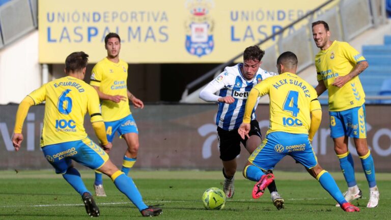 Javi Puado sabe lo que es jugar un UD Las Palmas - Espanyol