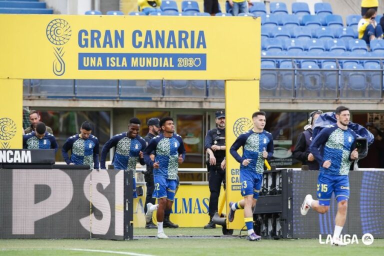 Dário Essugo protagonizó una de las jugadas del UD Las Palmas - Espanyol