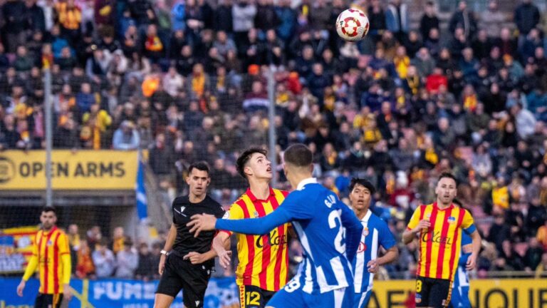 El Espanyol B peleó los 90' ante la UD Sant Andreu