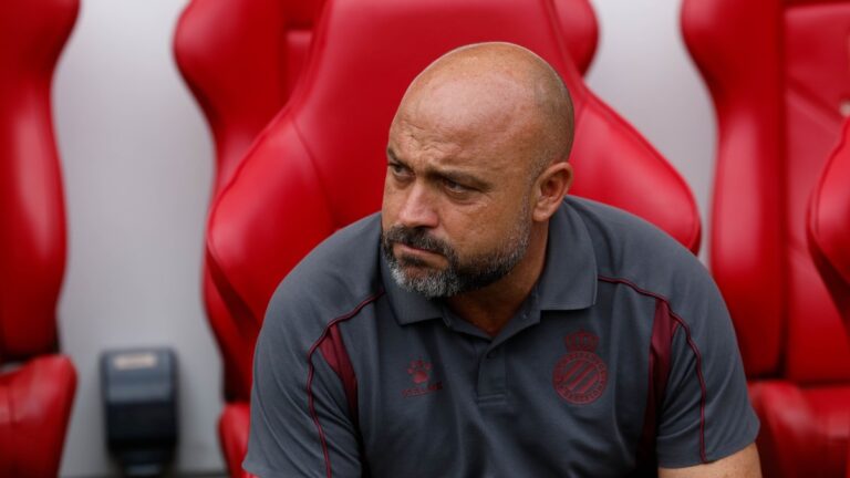 Manolo González, durante el amistoso entre el Middlesbrough FC y el Espanyol