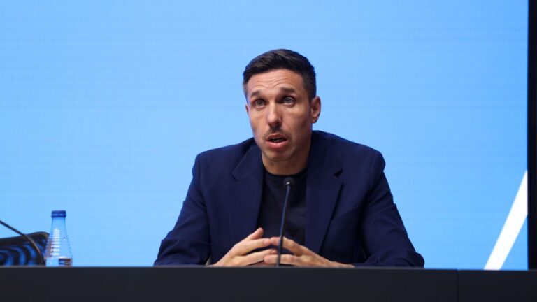 Unai Ezkurra, en el RCDE Stadium