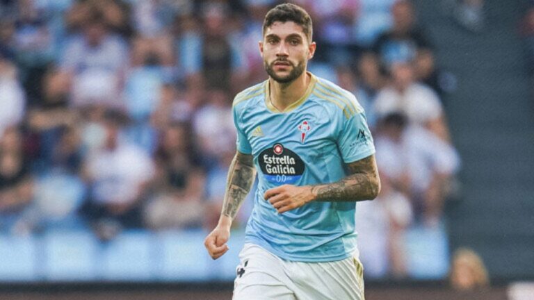 Unai Núñez, en un partido de LaLiga con el RC Celta de Vigo