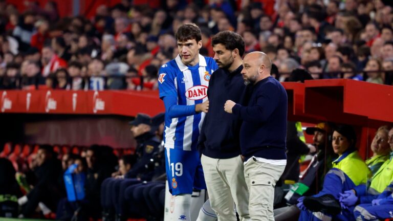 Urko González de Zárate debutó con el Espanyol en el Sánchez-Pizjuán