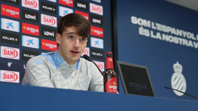 Urko González de Zárate, en la previa del Levante UD - Espanyol