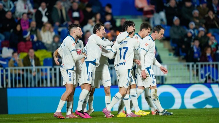 El Espanyol gana al Getafe CF en el Coliseum