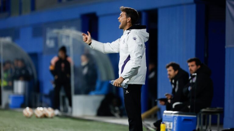 Víctor Cea, durante la victoria del Espanyol B ante el Lleida CF